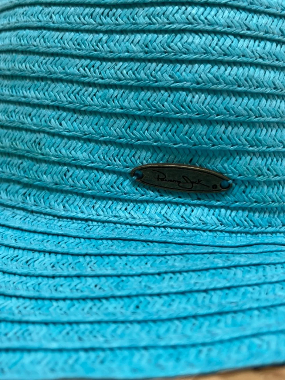 Panama Jack Sun Hat Blue & Straw